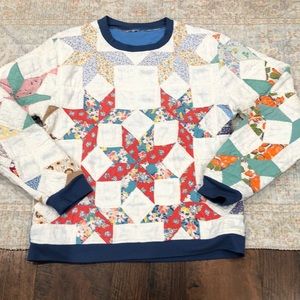 Handmade Quilt Sweatshirt